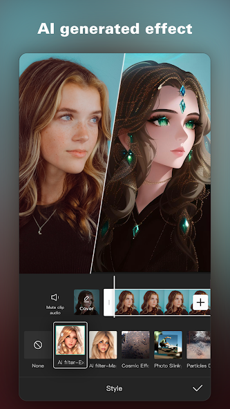 AI generated effect